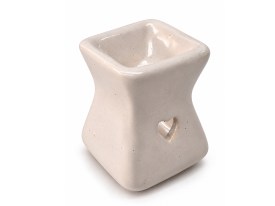 Hornito ceramica cuadrado reloj arena 